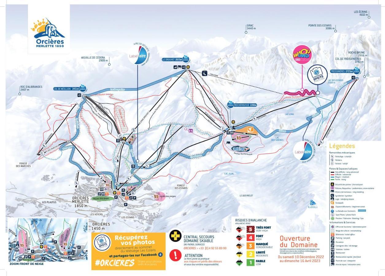 Appt T2 Cabine 4-6 Personnes Au Pied Des Pistes Orcières Zewnętrze zdjęcie
